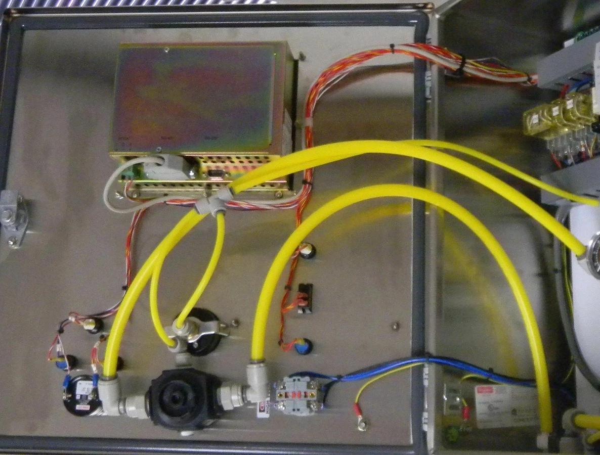 Used Semco Corp. Lydop POCL3 P5-103C Pumping Station, 60HZ, 120VAC, 1 Ph, 2A, 240W