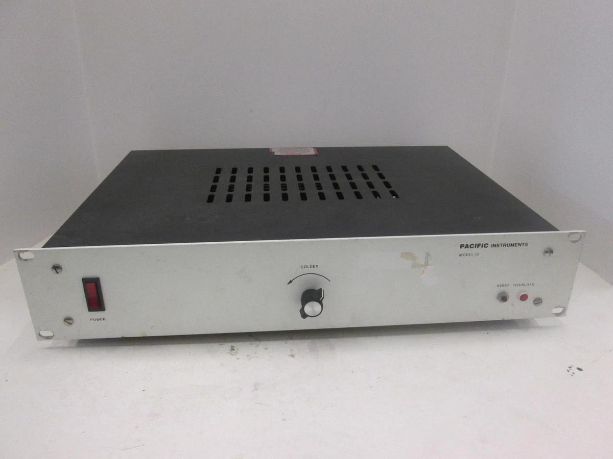 Used Pacific Instruments, Model 33, Power Supply/ Temperature Controller, Used