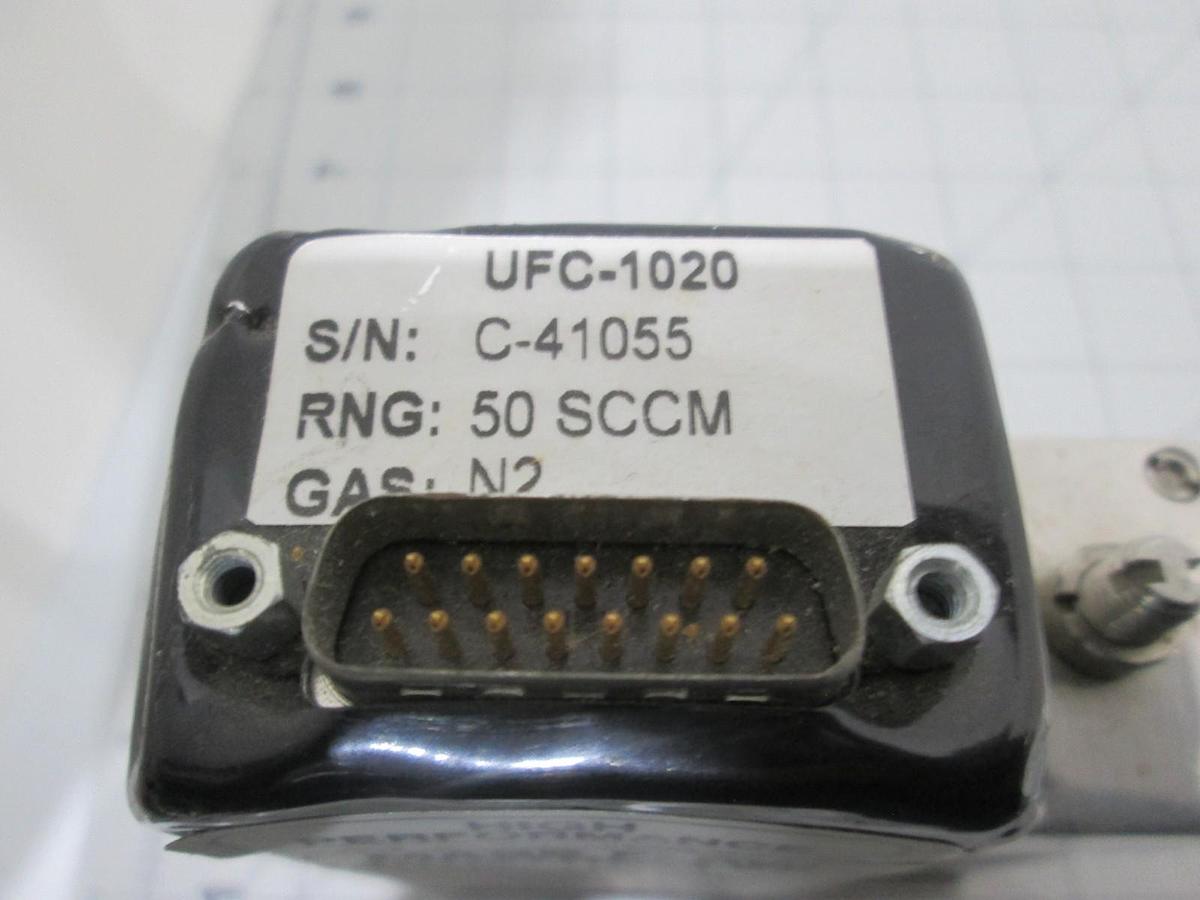 Used Unit, UFC-1020, Mass Flow Controller, 15-Pin, N2, 50 SCCM, Used