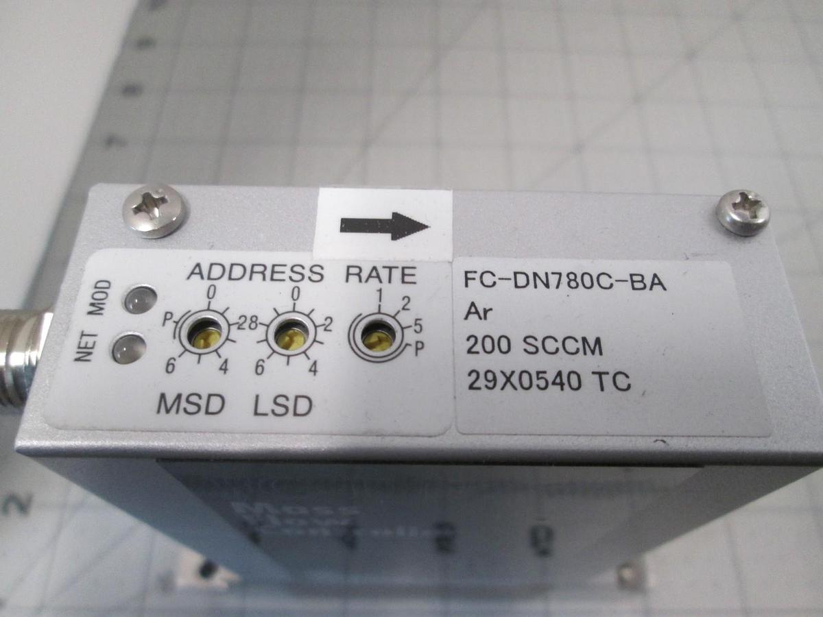 Used Aera, FC-DN780C-BA, Ar, 200 SCCM, Mass Flow Controller, New
