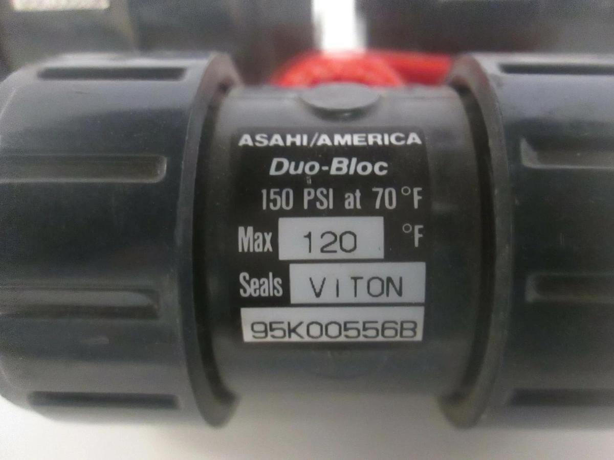 Used Asahi-America, Duo-Bloc Ball Valve, 95K00556B, Used, Lot of 3