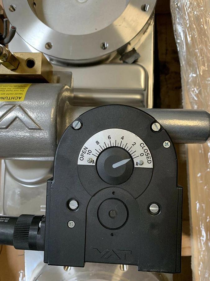 Used VAT Industrial HV Gate Valve 14044-PE44, 6" ID, Used