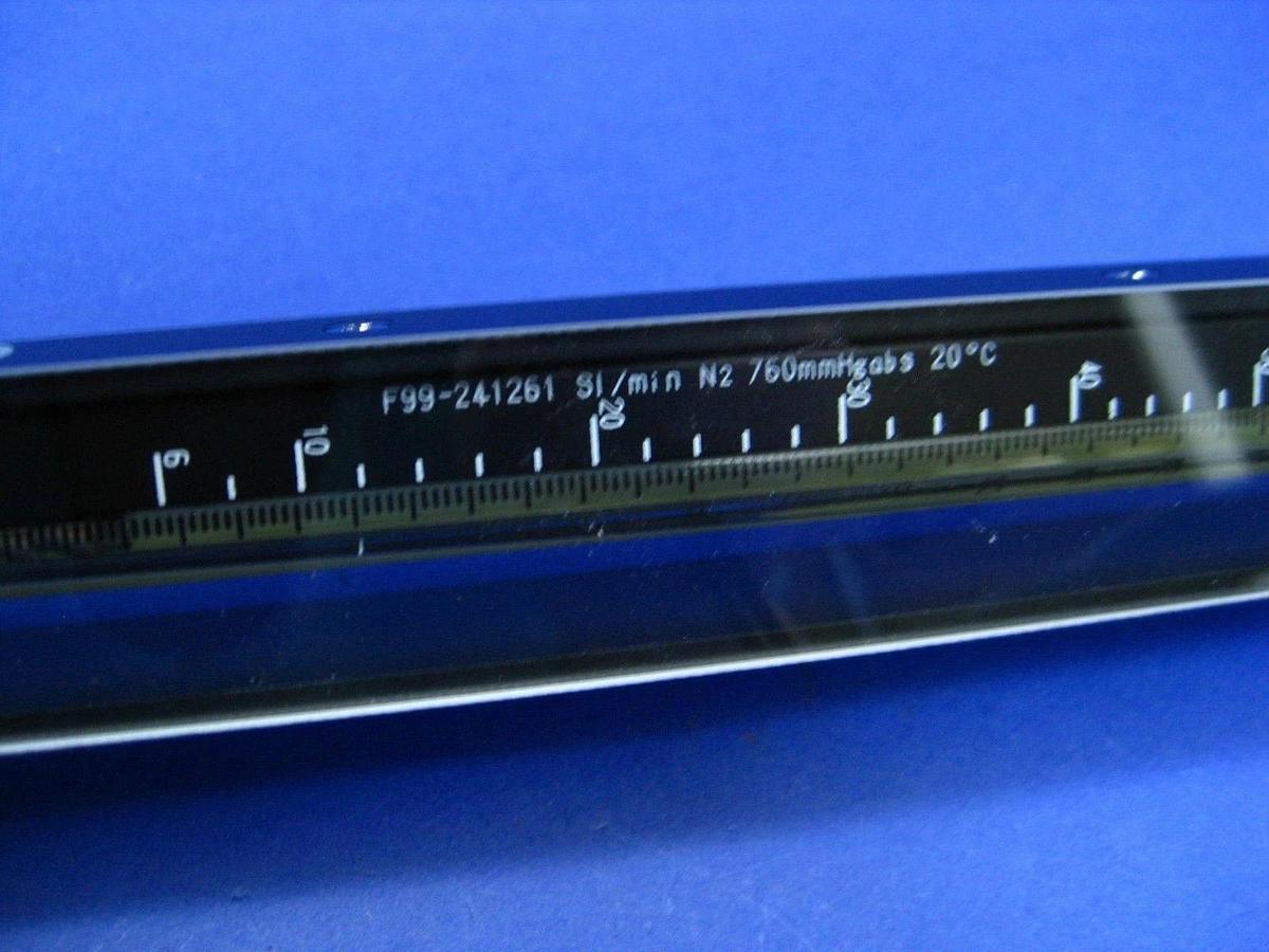 Used Tokyo Keiso F99-241261 Purge Meter, 0-60 Sl/Min N2 with Valve
