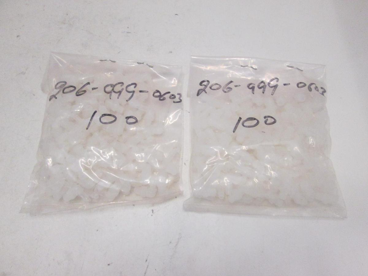 VALUE PLASTICS, XL430-20, ELBOW,BARB, 1/8IDX10-32,KYNAR, New, Lot of 200
