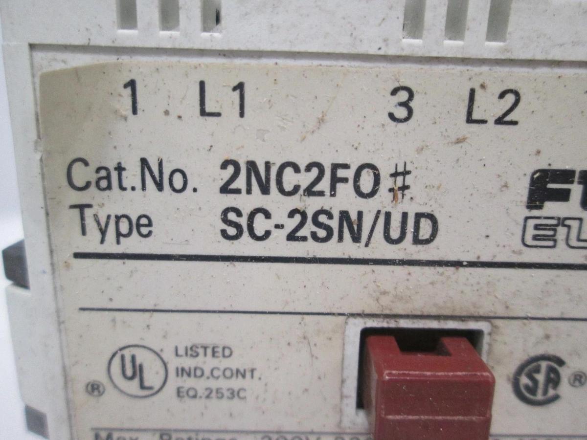 Used Fuji Electric, 2NC2F0, Ccontactor, SC-2SN/UD, Used