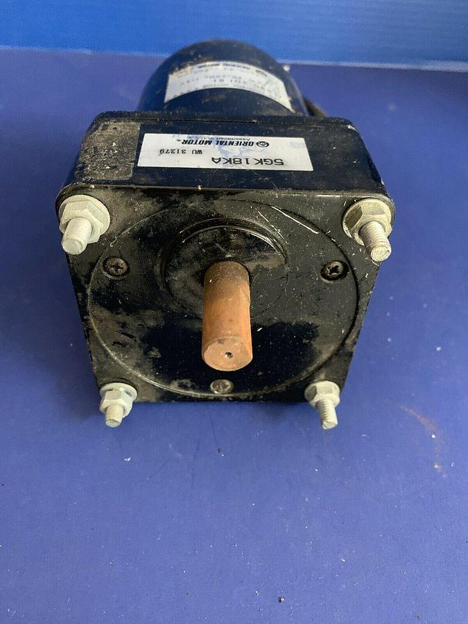 Used Oriental Motor M540-201-B1 Speed Control Motor w/ 5GK18KA Gear Head, Used