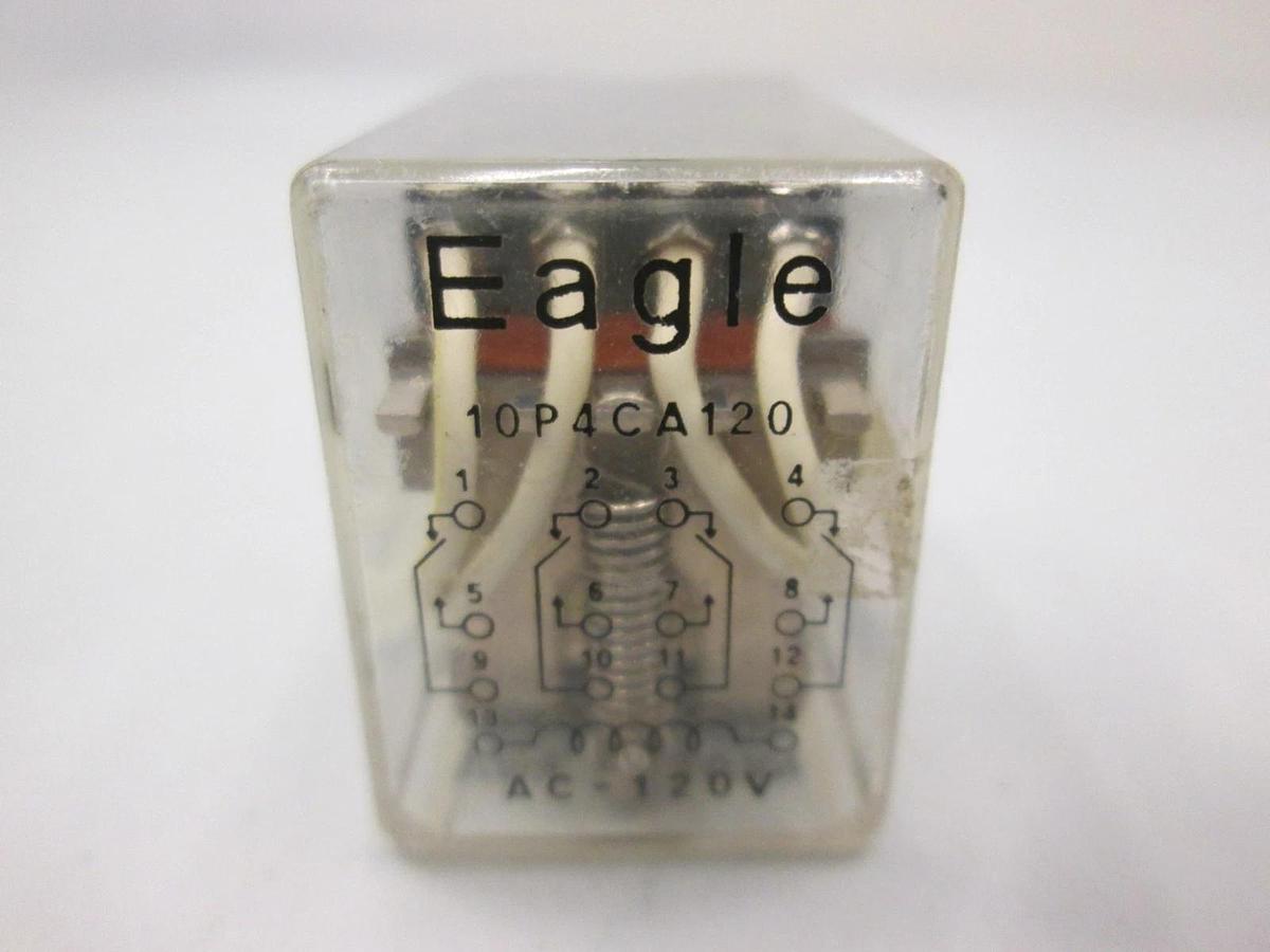 Used Eagle, 10P4CA120, Relay, AC-120V, Used