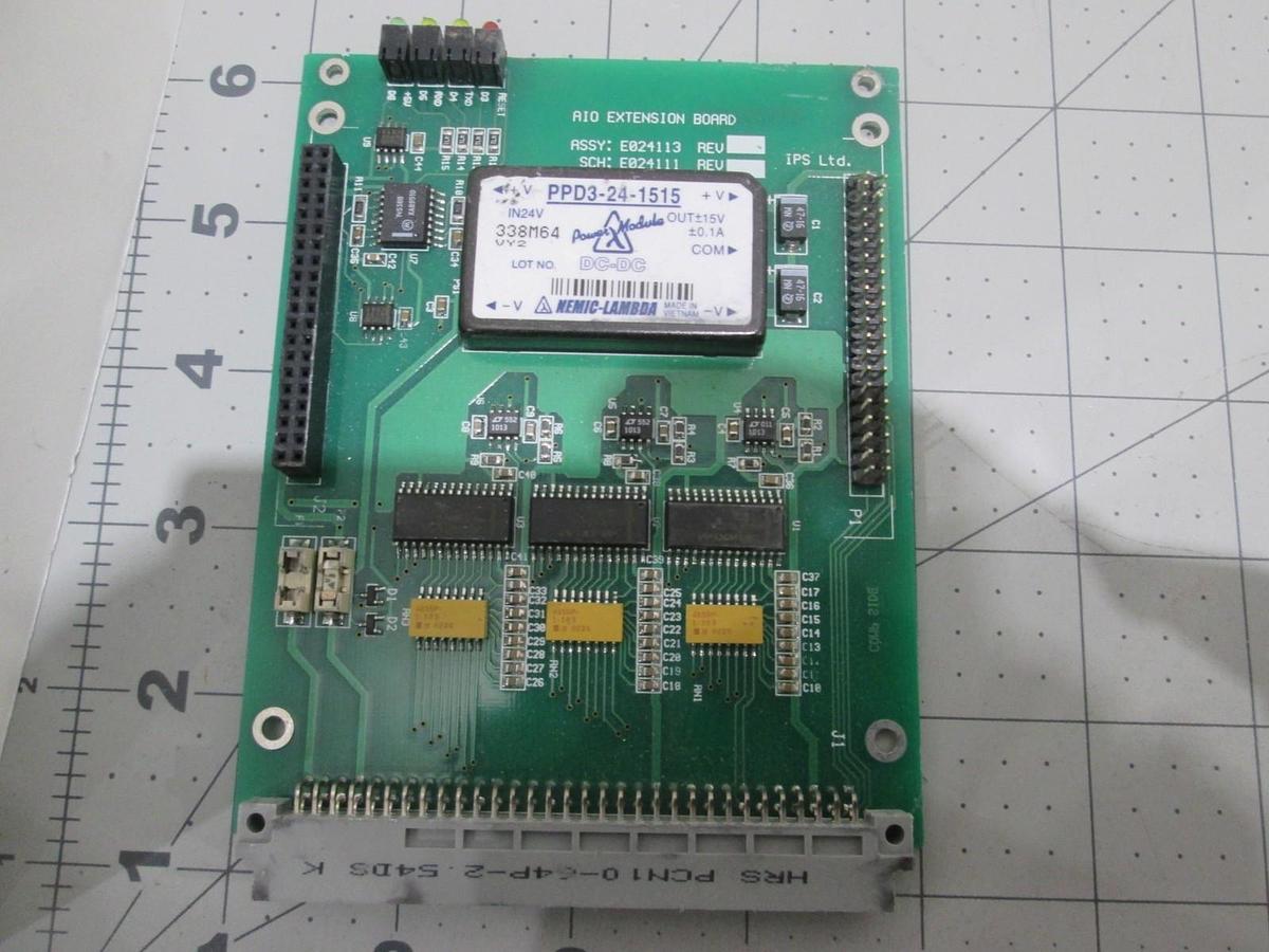 Used IPS LTD, E024113, AIO Extension Board PCB Assy, Used