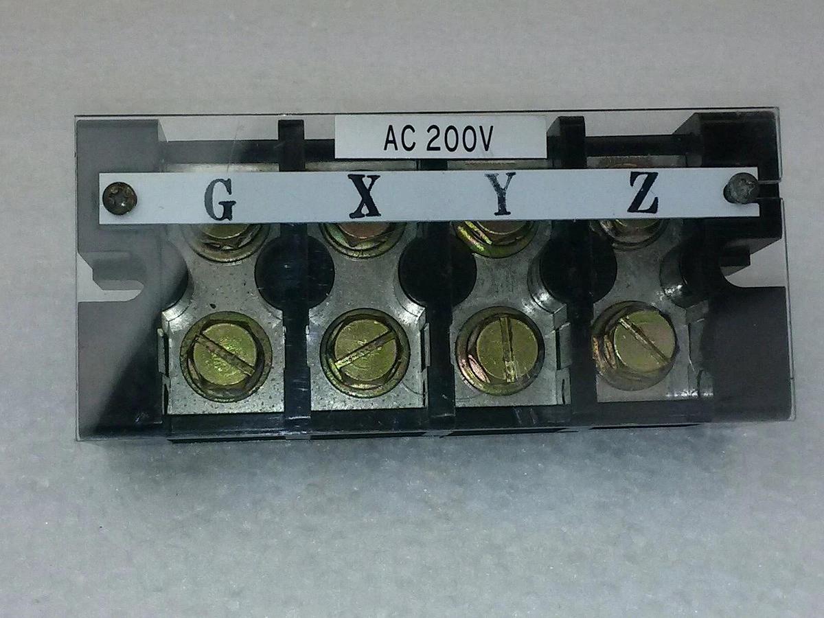 Used TEL Tokyo Electron Gas Box Terminal Block 4-Position, Used