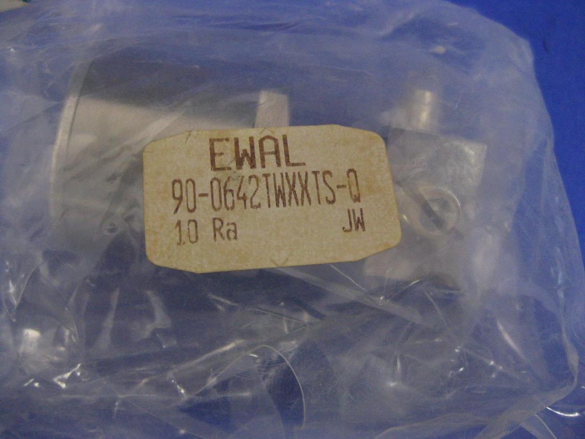 EWAL Titan II Pneumatically Actuated Valve, 1/4" Tub Stub, 70-125 psi