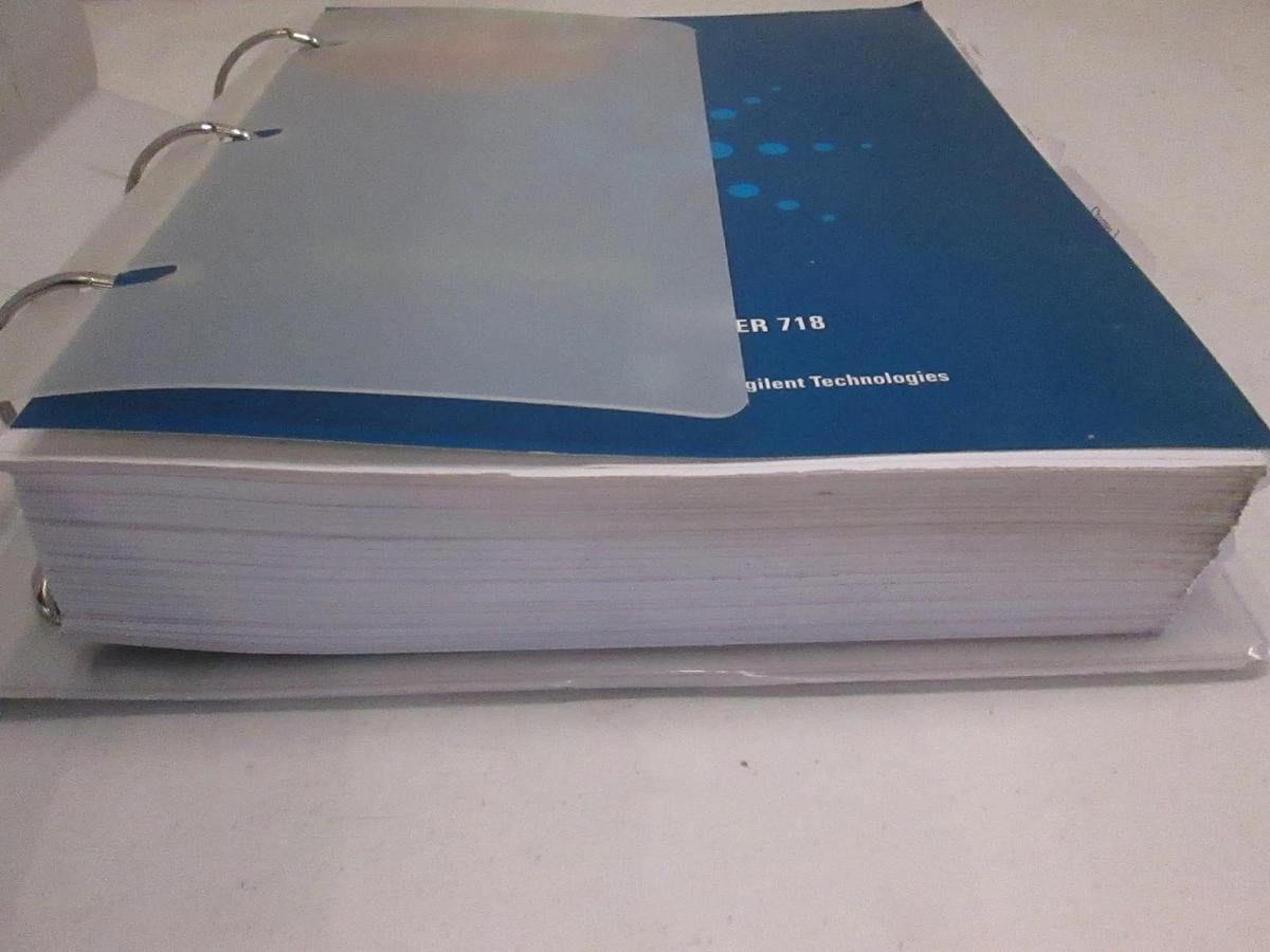 Used Agilent Technologies, OmniBER 718 Remote Control Manual, Used