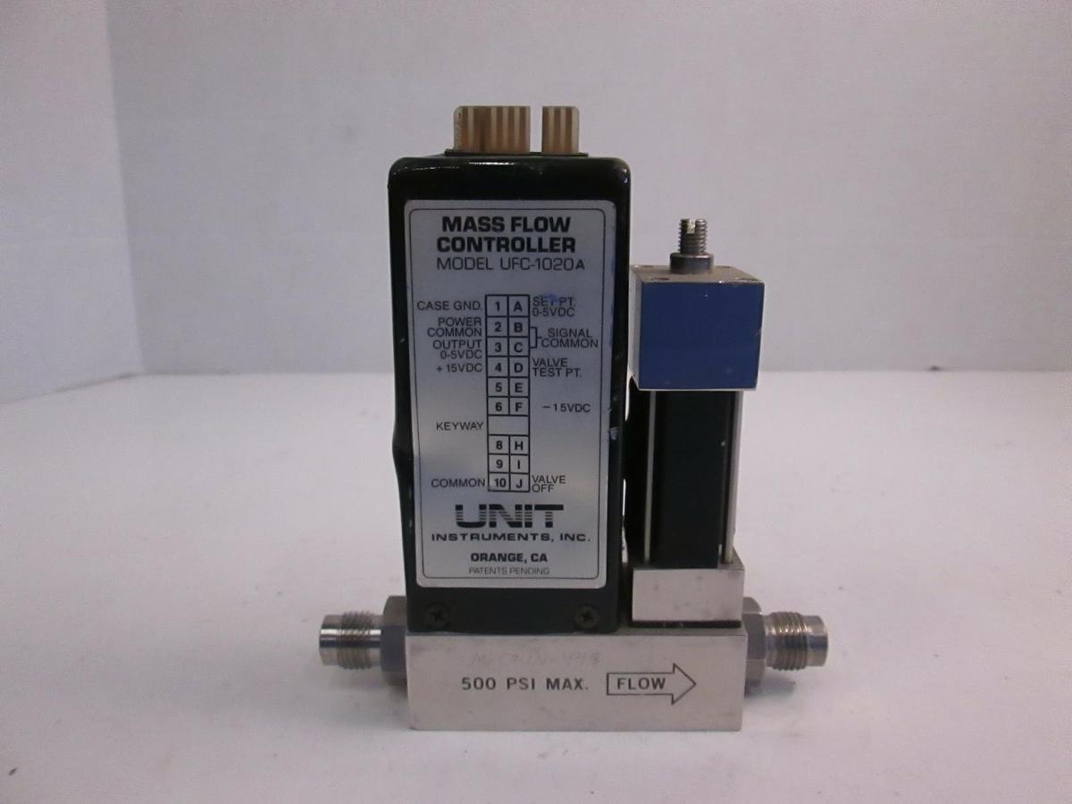 Used Unit UFC-1020A Mass Flow Controller MFC, O2, 1000 SCCM