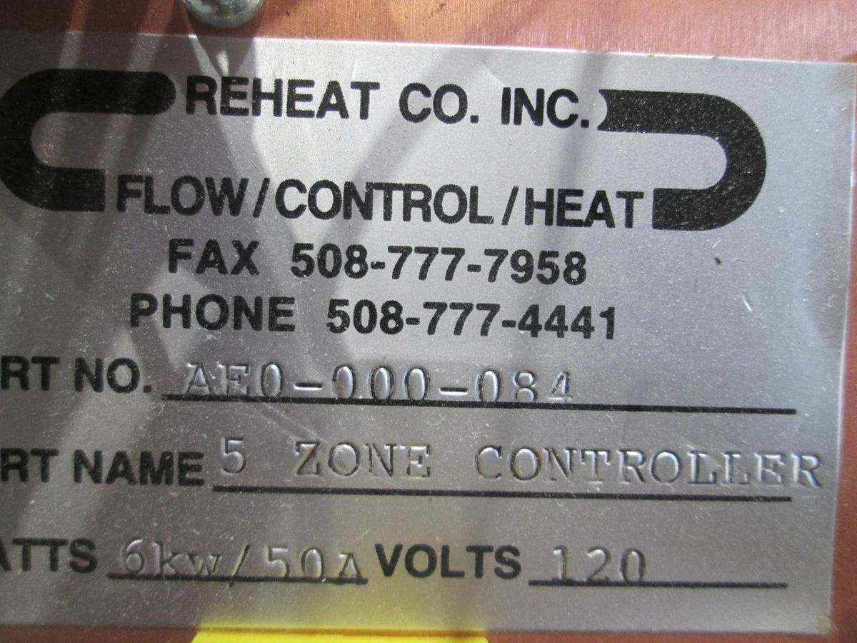 Used Reheat Co. Inc., AE0-000-084, 5 Zone Controller, 120V, Used