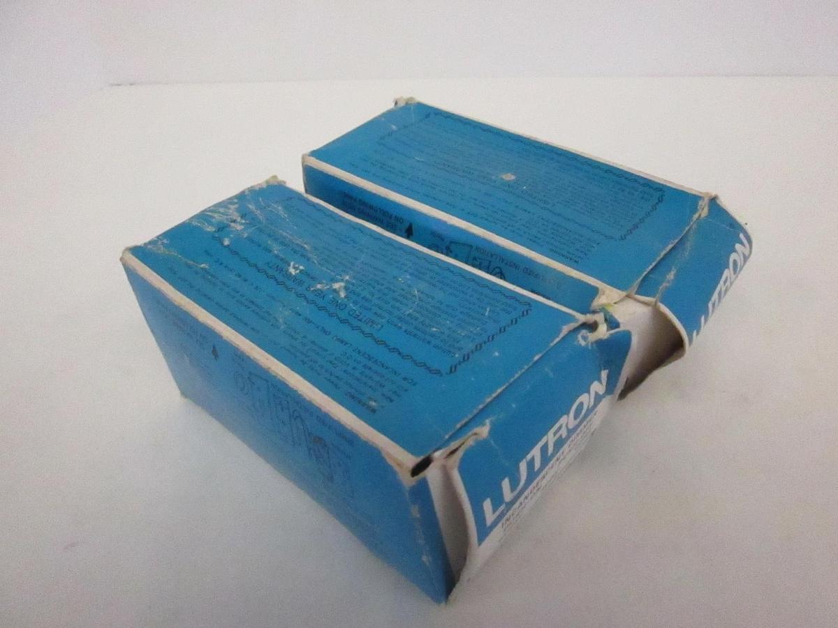 Lutron, D-600P, Incandescent Dimmer, New, Lot of 2