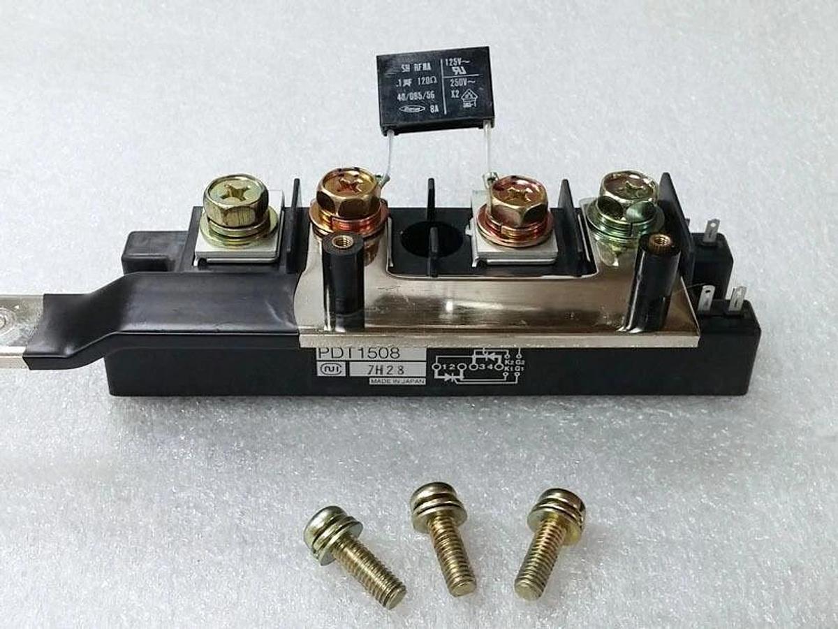 Used NIEC PDT1508 4 Position Thrysistor Module Assembly, Used