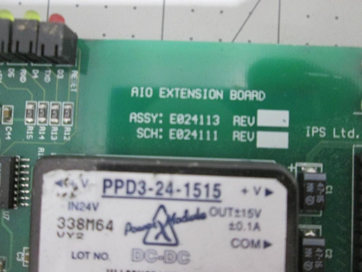 Used IPS LTD, E024113, AIO Extension Board PCB Assy, Used