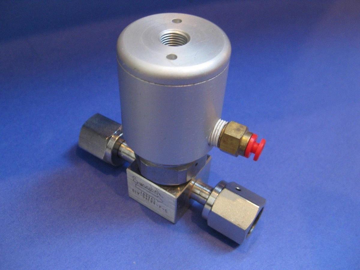 Used Nupro 6LV-DAFR4-P-C Diaphragm Sealed Valve, 1/4" FVCR, Used