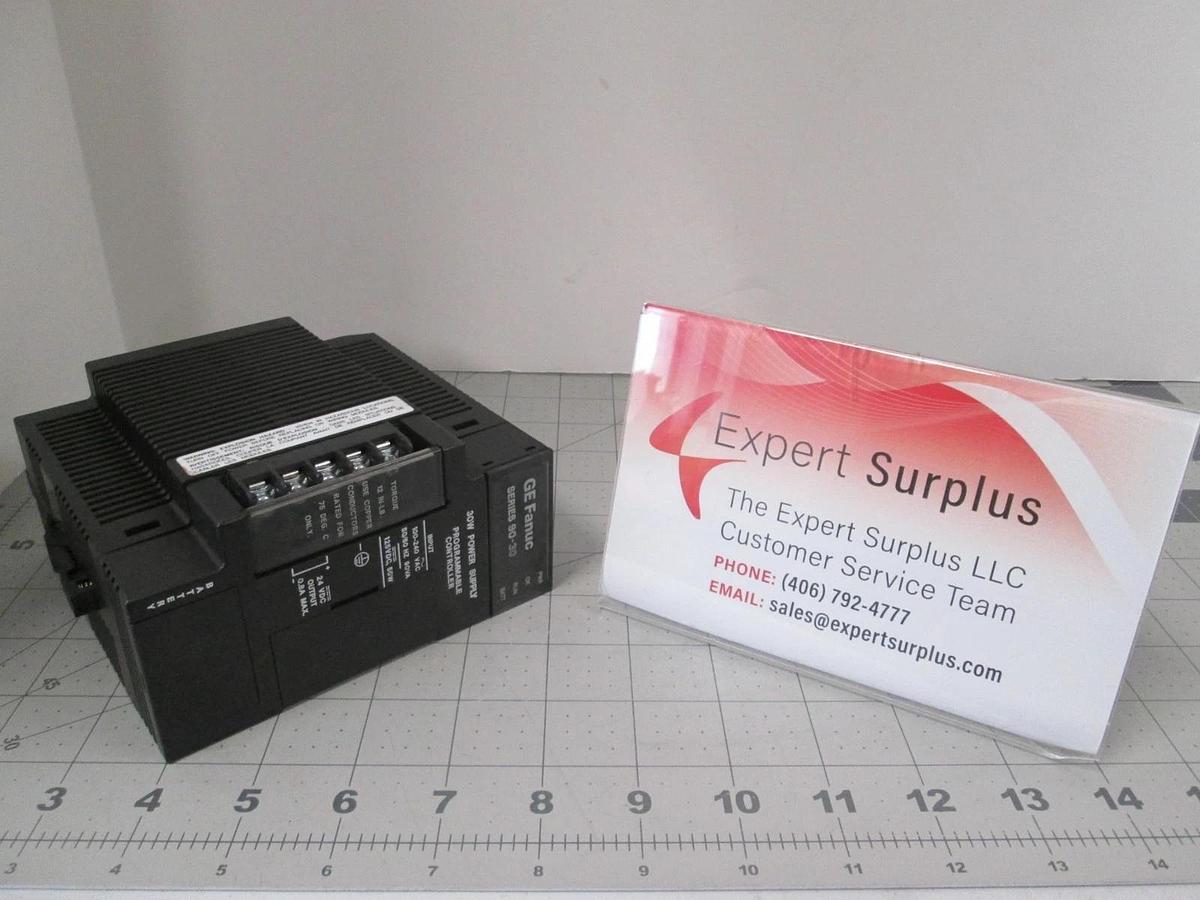 Used GE Fanuc, IC693PWR321P, 30W Power Supply, Series 90-30 Programmable Control Used