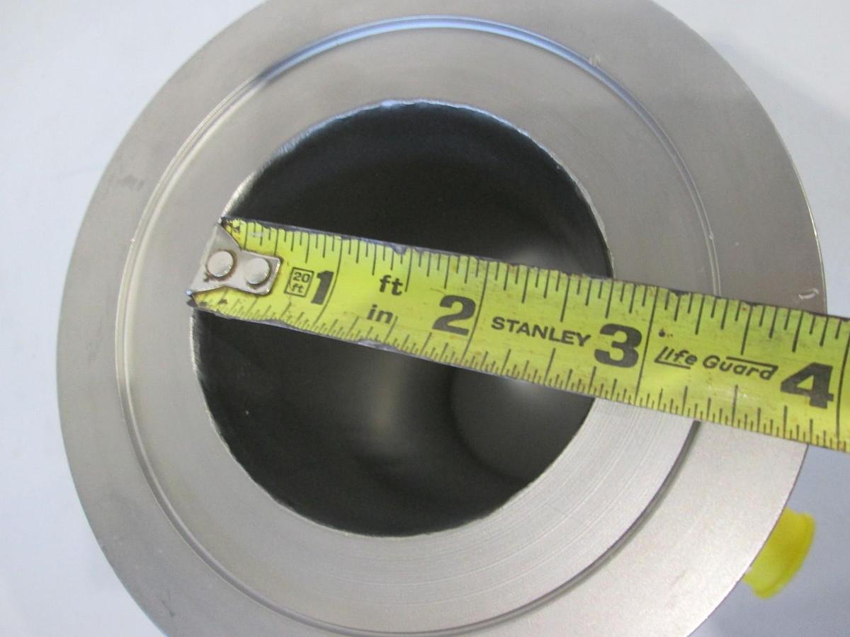 Used ISO 100 to ISO 80 Adapter 8" w/ Port, Used