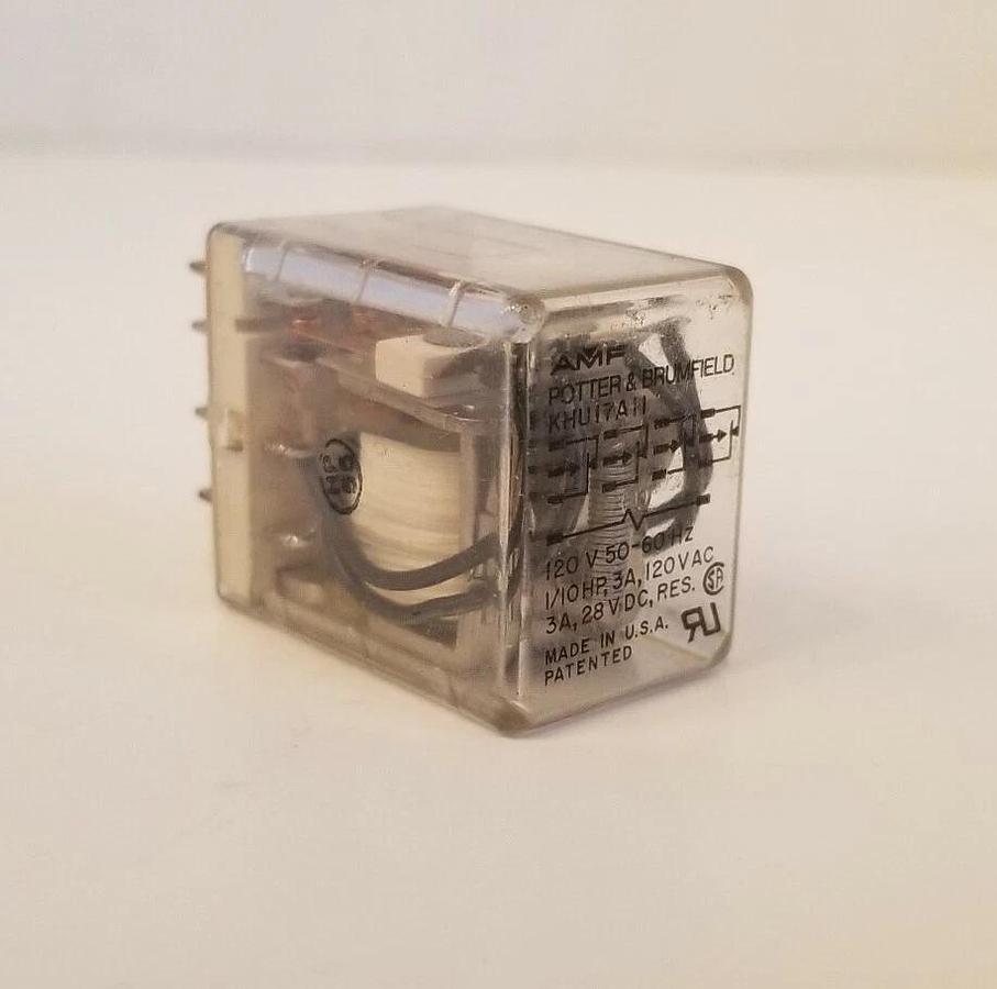 POTTER & BRUMFIELD KHU-17A11-24 Relay, 3A, 28 VDC