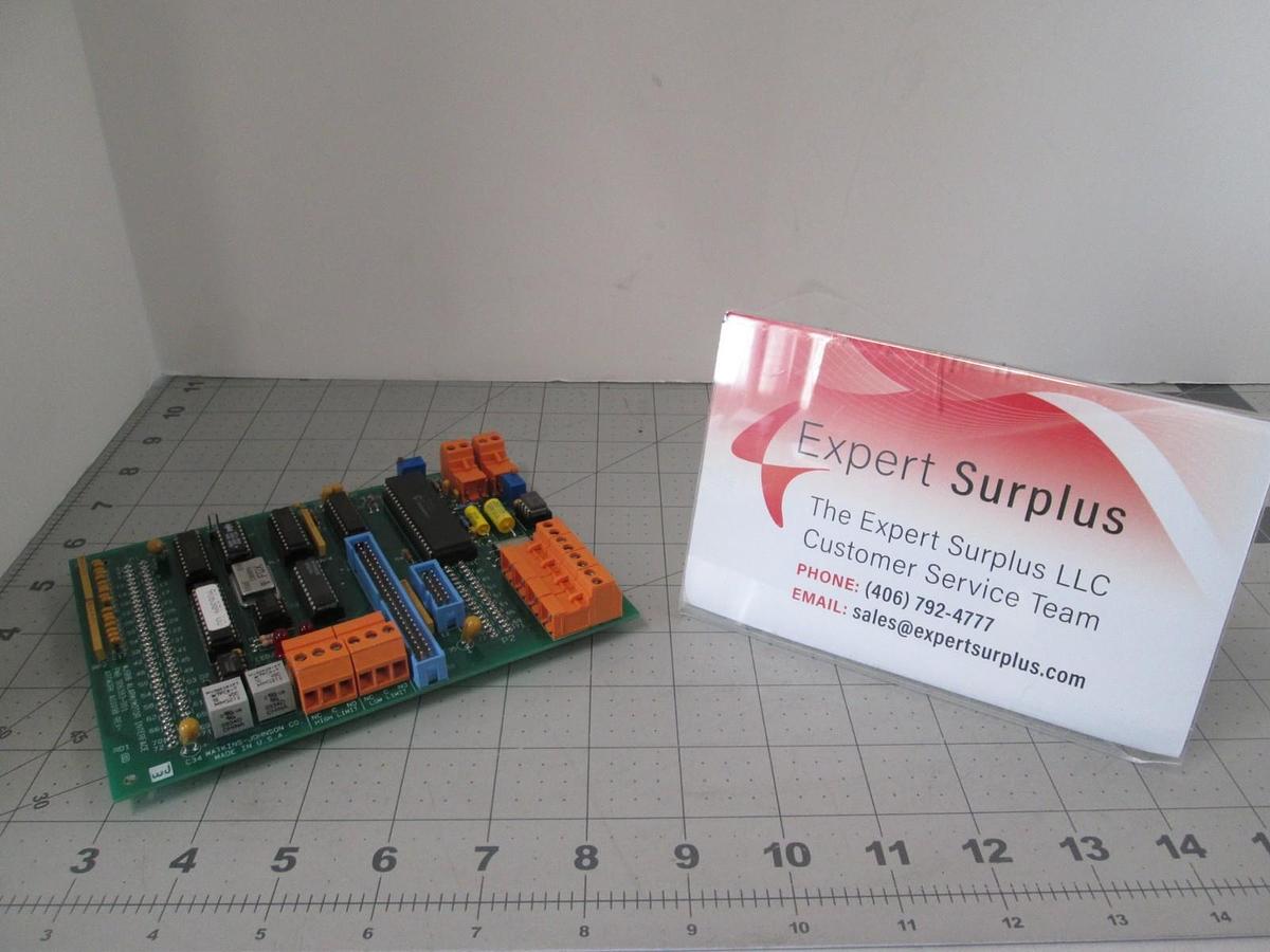 Watkins Johnson, 906384-001, Alarm/Motor Interface Card, New