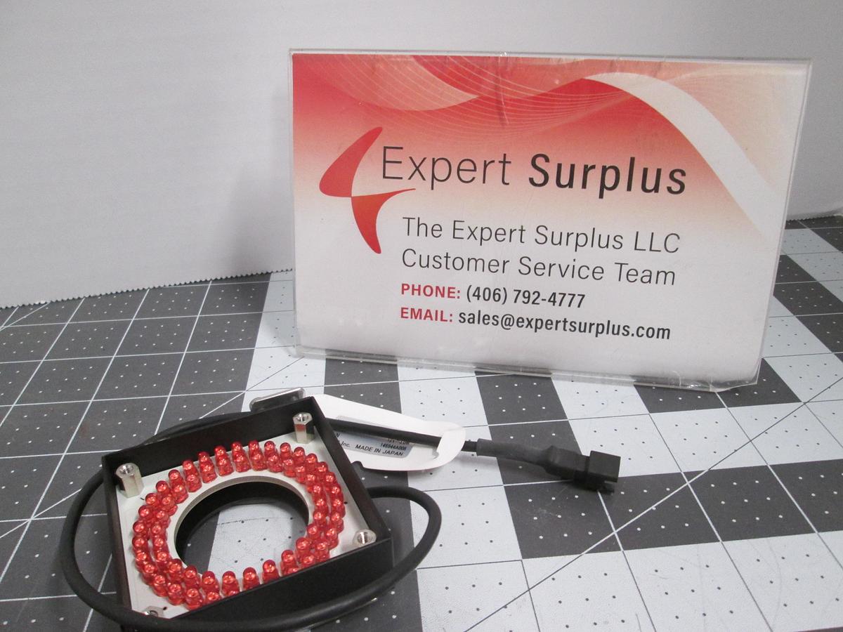 Used CCS Inc SQR-56 Machine Vision LED Ring Light 12V 3W Industrial Inspection