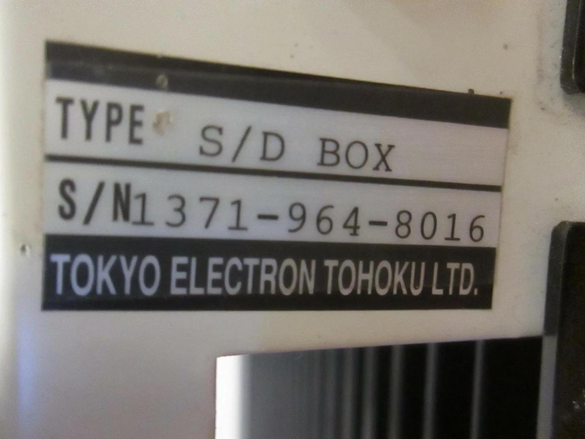 Used TEL Tokyo S/D Box with Two Yaskawa Servopack Servo Drives, Used