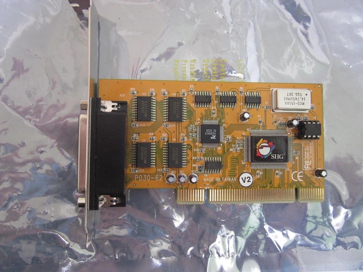 Used Quartet Serial 850 PCI, SIIG, MODEL L01873