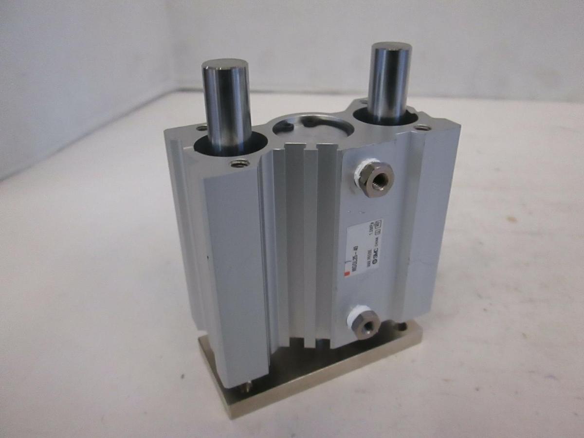 Used SMC, Compact Guide Cylinder Ball, Bearing, MGQL25-40, Used