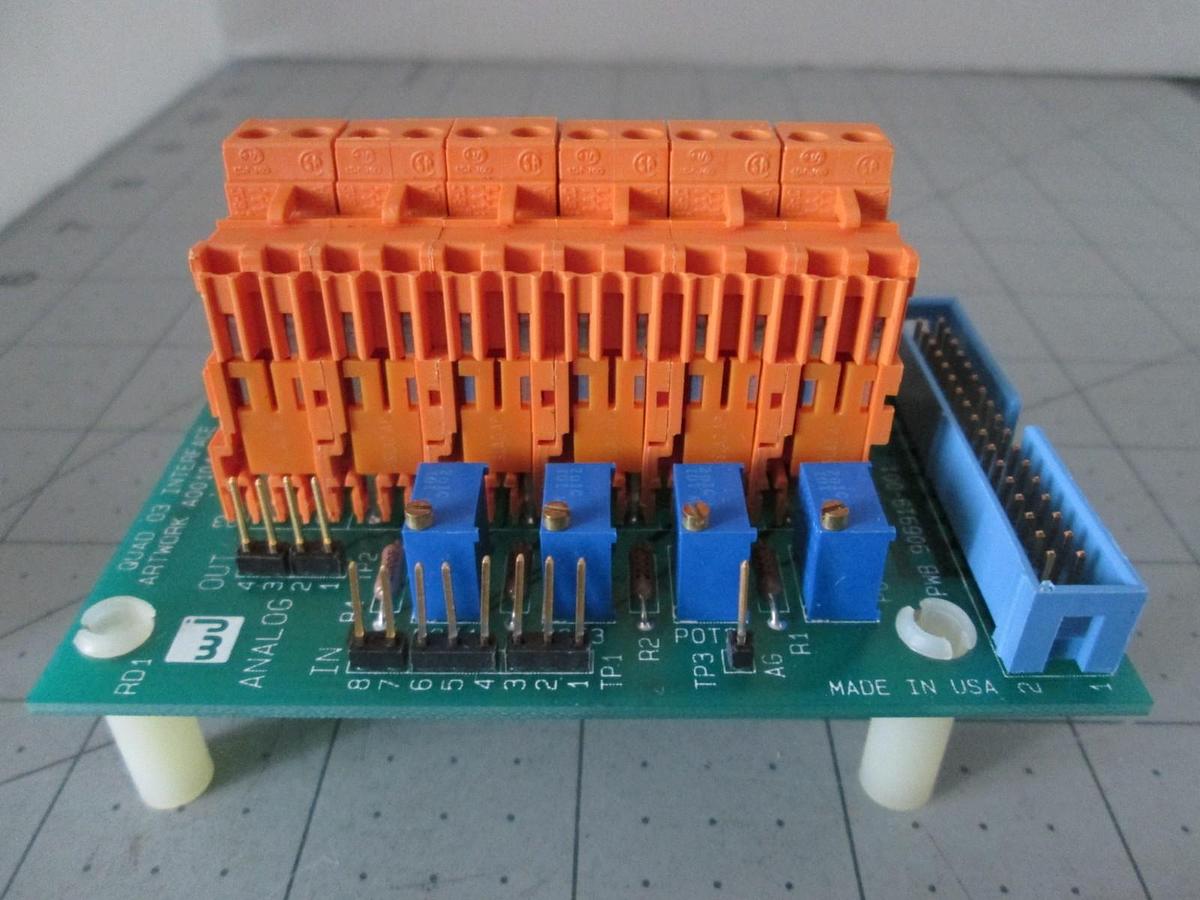 Used Watkins Johnson, 906920-001, Quad Interface Circuit, PCB Assy, New