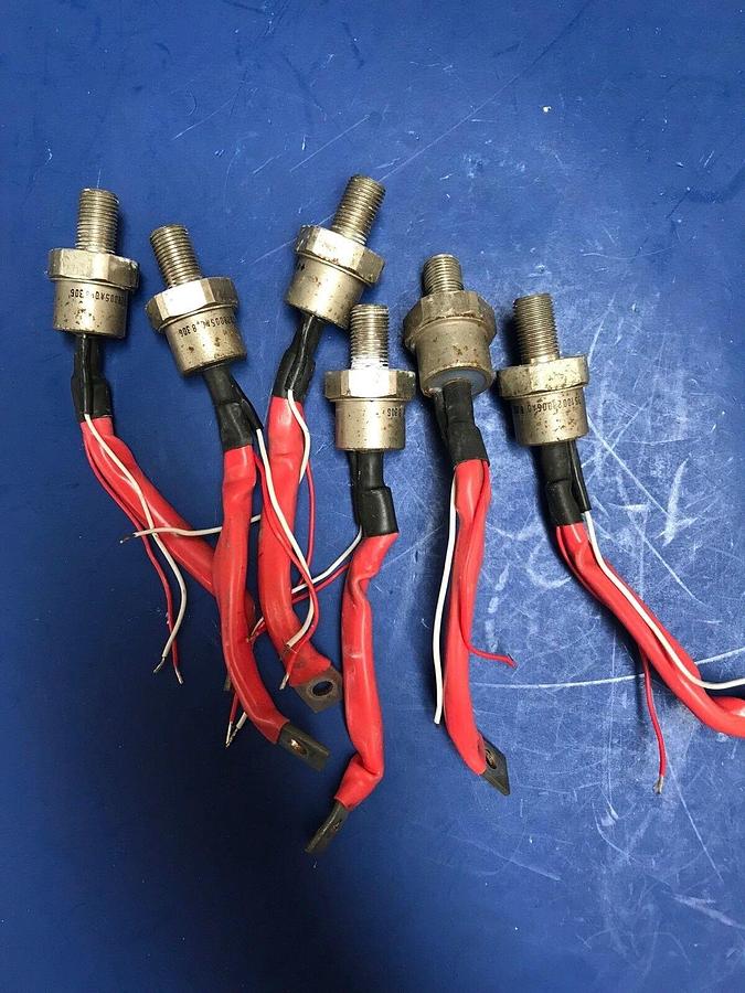 Used Powerex PRX T510028005AQ Thyristor, Phase Control SCR, 80A,  200V - Lot of 6