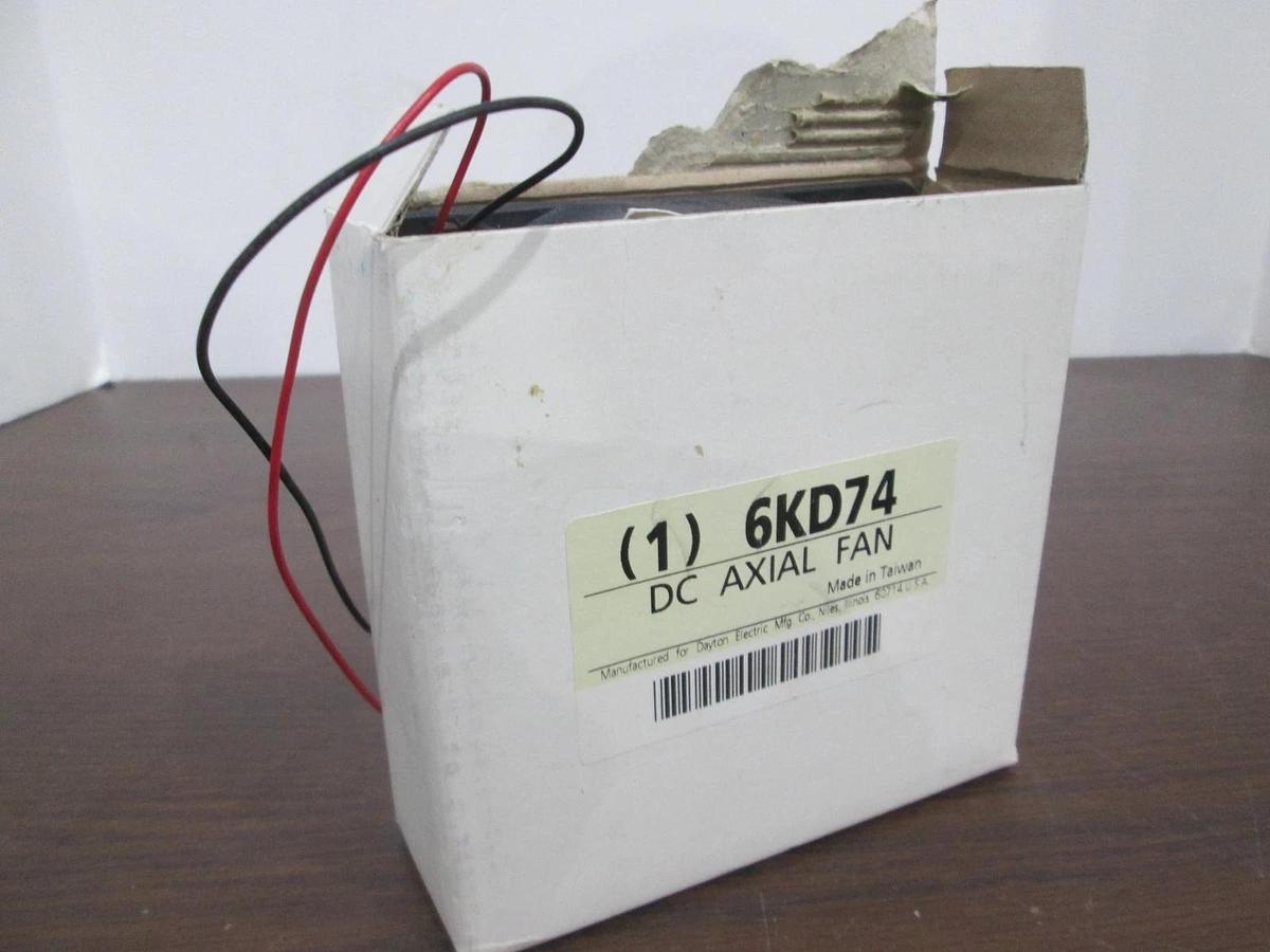 Used Dayton, Model 6KD74, DC Axial Fan, 24V, New