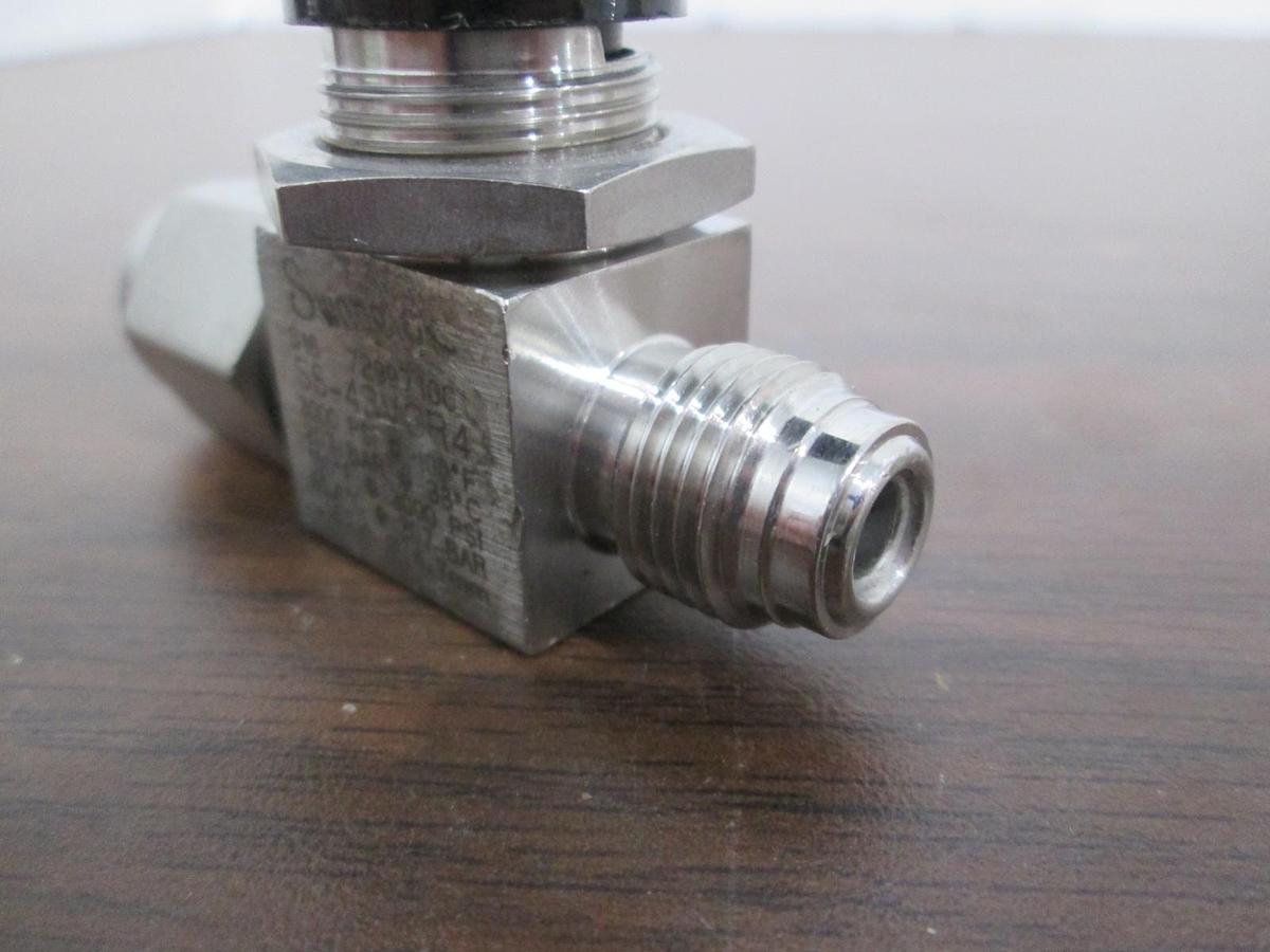 Swagelok, SS-43VCR4, Valve, 3000 PSI, 207 Bar, Used