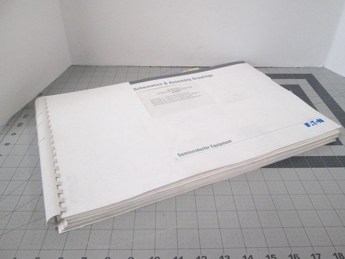 Used Eaton, NVGSD-200, Book 1, Schematics and Assembly Drawings, Used