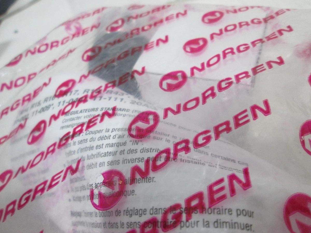 Norgren, R04-100-RGEA, Regulator, 400 PSIG Max In, 50 PSIG Max Out, New