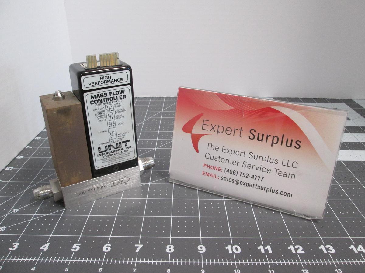 Used Unit Instruments UFC-1500A Mass Flow Controller 10SLM H2 Hydrogen