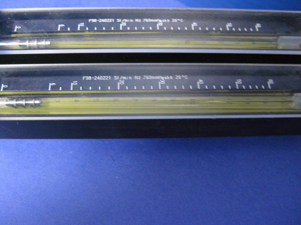 Used Tokyo Keiso Double Rotometer / Purge Meter, 0-60 Sl/Min N2, Used