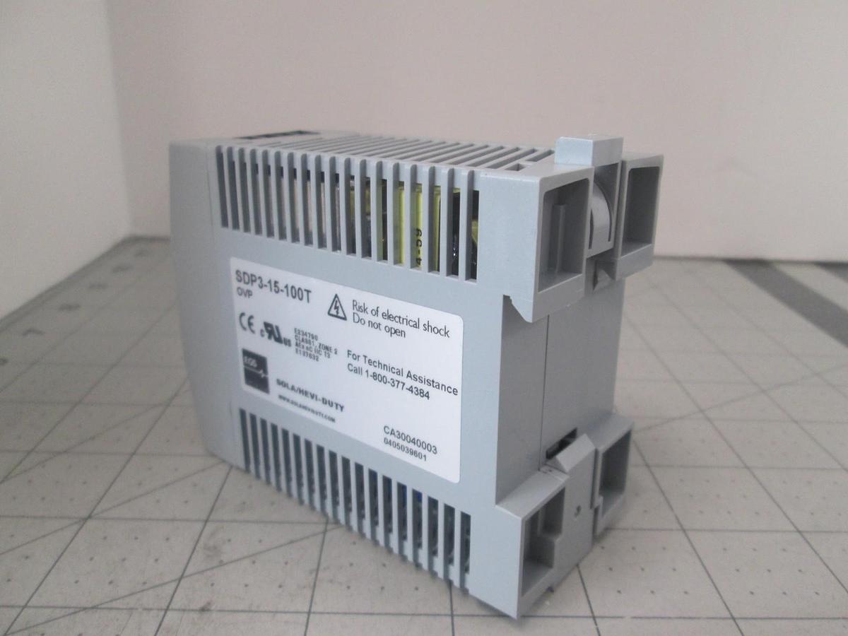 Used Sola, SDP3-15-100T, Power Supply, New