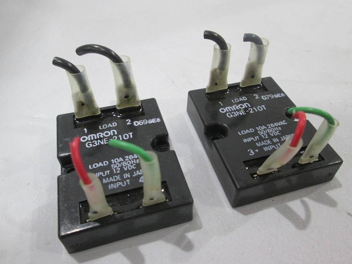 Used Omron, G3NE-210T, Solid State Relay, Used, Lot of 2