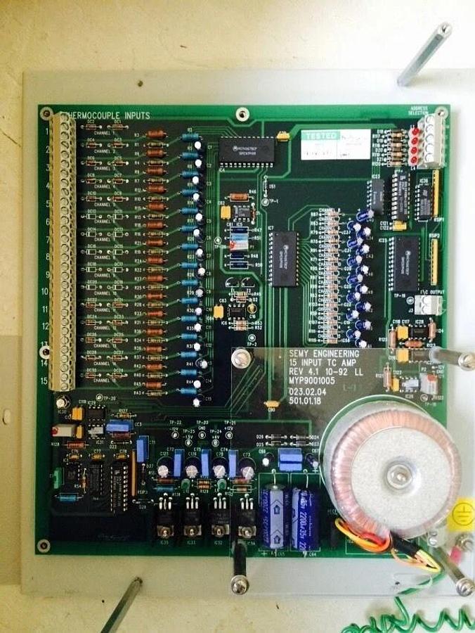 SEMY ENGINEERING T/C AMPLIFIER 15 INPUT 501.01.18 MYP9001005