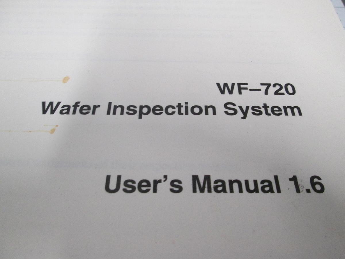 Used Orbot Applied Materials, WF-720, Wafer Inspection System User Manual 7W003-02