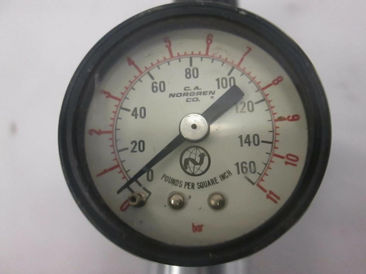 Used Norgren, Filter Regulator Assy w/ Gauge, 304-134-A1KA, Used