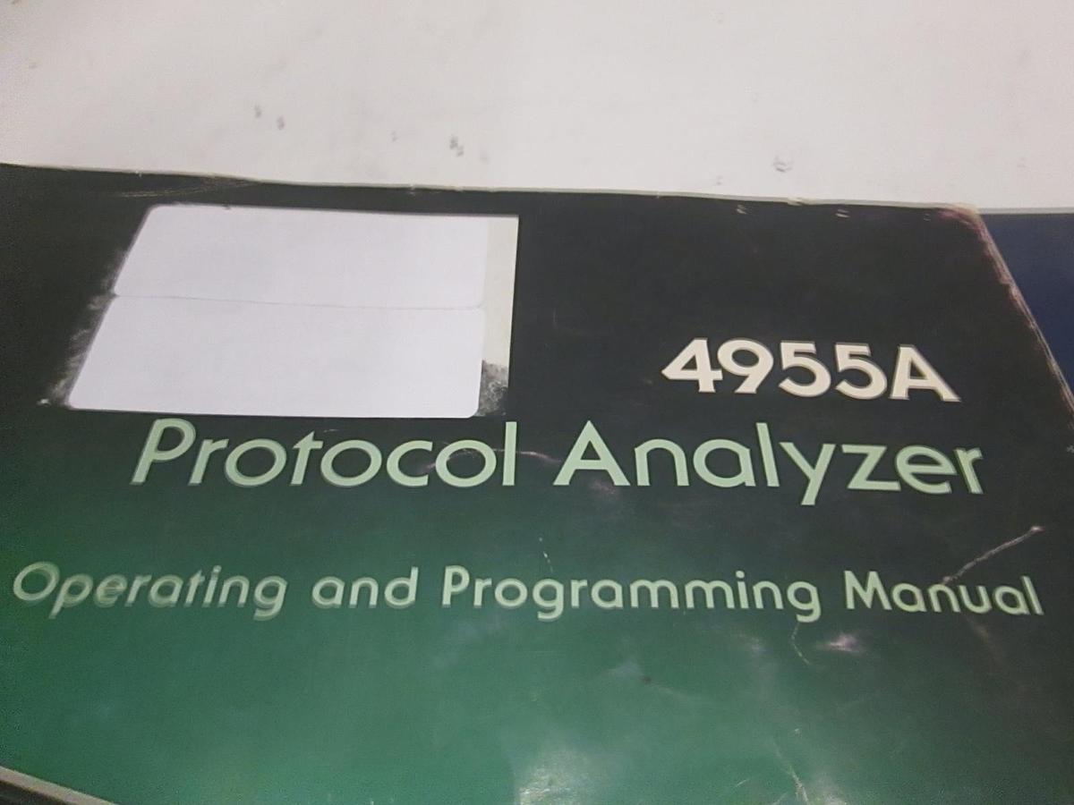 Used HP 4955A Protocol Analyzer Operating and Programming Manual, Used