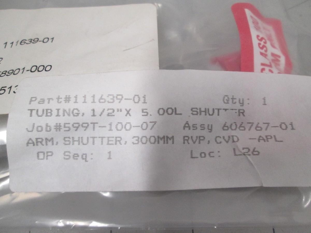 Arm, Shutter, 300mm RVP, CVD-APL, 1/2" x 5.00L Tubing, New