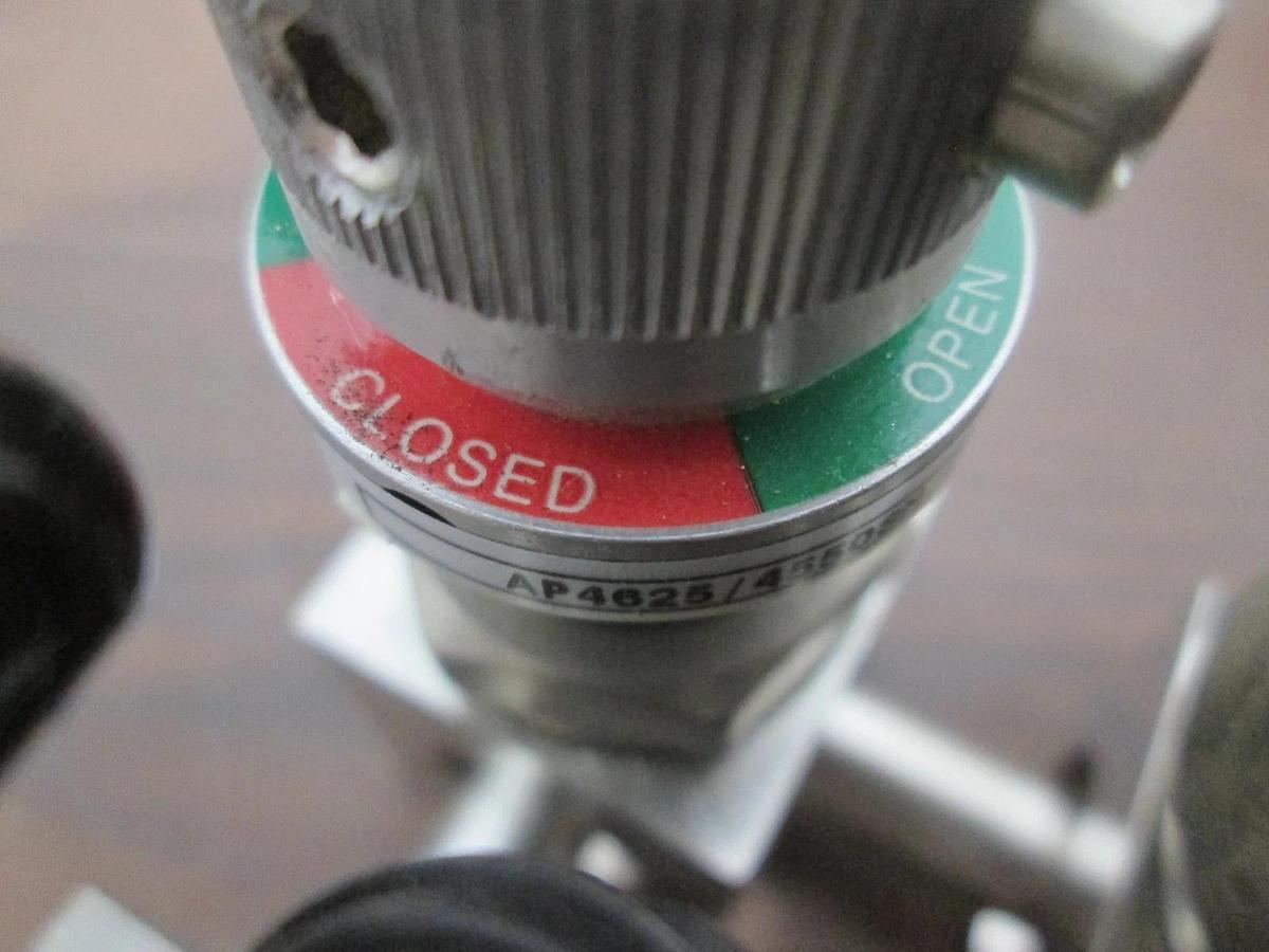 Used APTech AP4625 (8) Manual Diaphragm Valve Manifold Assy w/ 4 Valves, Used