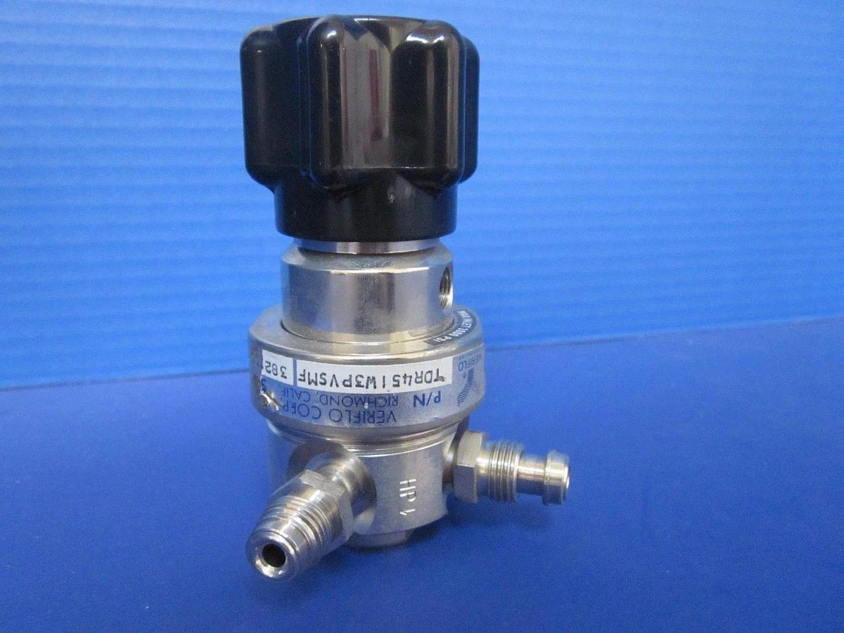 Used Veriflo TDR451W3PVSMF Tied Diaphragm Regulator, 3000 psi, 3 Ports, Used