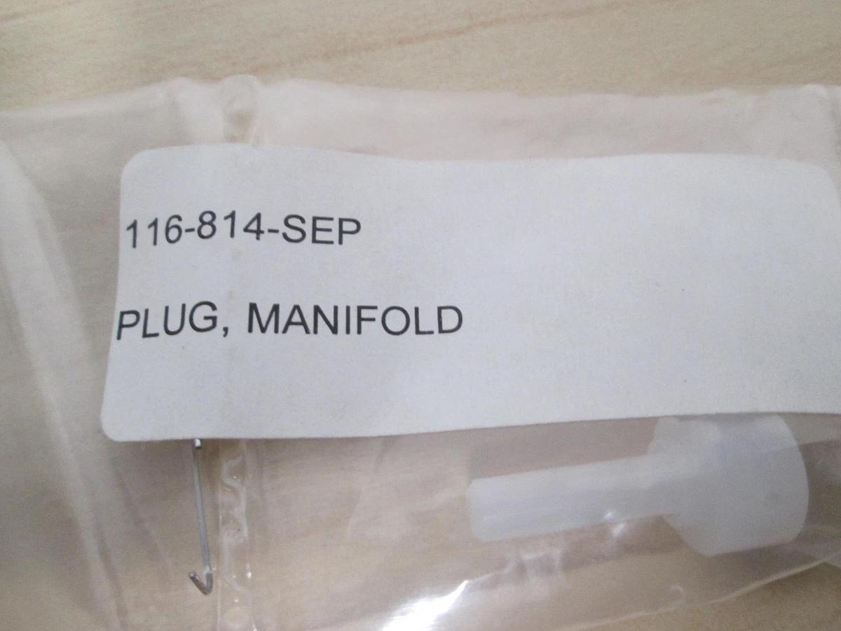 ASML, Plug, Manifold, 116-814, New. Lot of 50