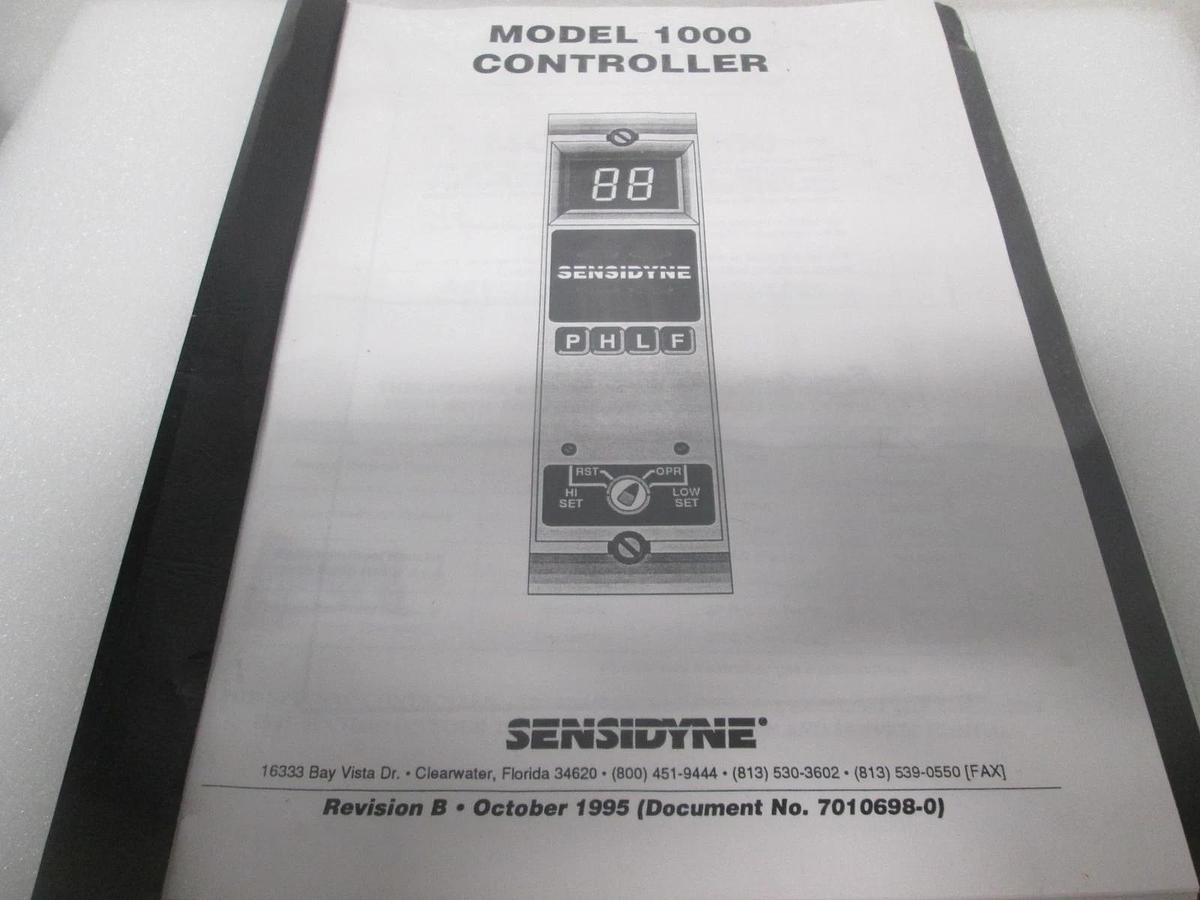 Sensidyne, Model 1000 Controller w/ PCB 7010626-1, 224-220, New