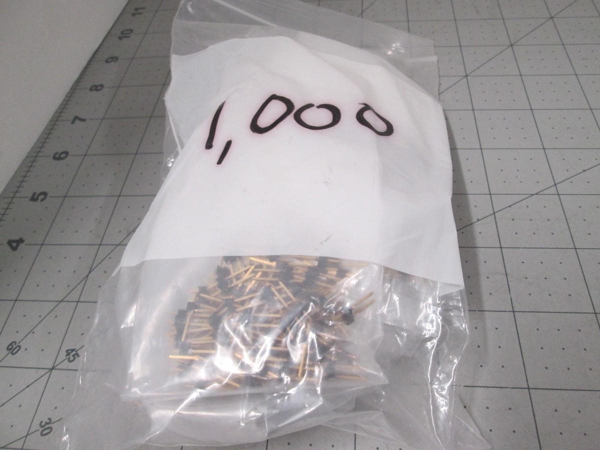 AMP, 87220-2Gold Contacts, Board to Board Connector 2 Way 1Row, New, Lot of 1000