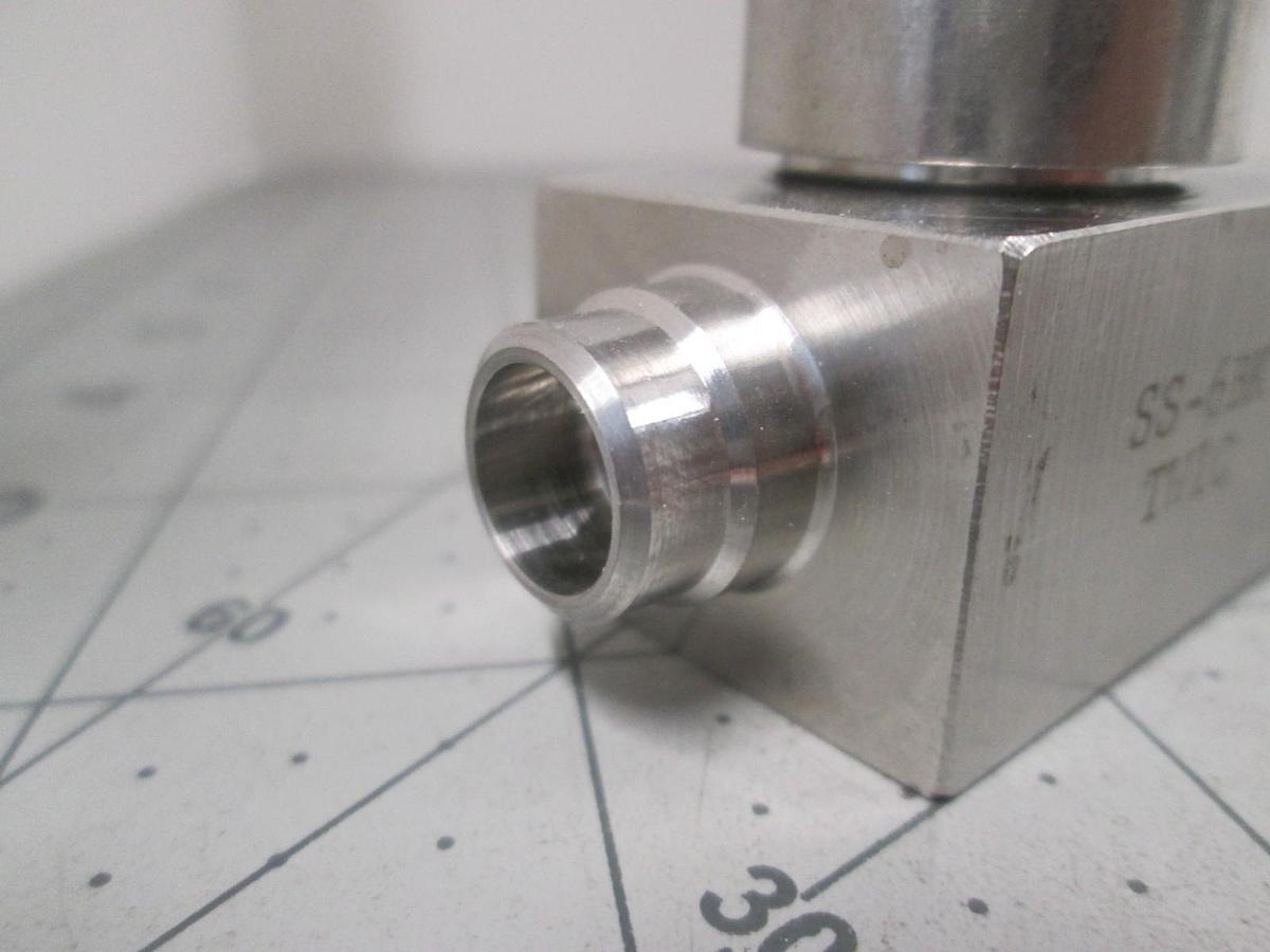 Swagelok SS-6BK-TW1C Bellows Valve, Butt Weld, New